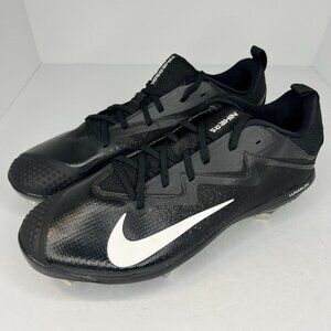 Nike Mens 852696-010 Black White Lunar Vapor Ultrafly Size 12.5 Baseball Cleats